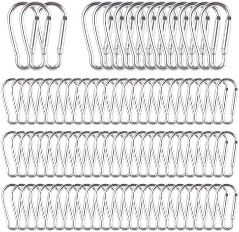 1 Pack Liten Våren Snap Hook Bulk Aluminiumlegering Karbinhake Nyckelring Hake För Camping, Vandring, Fiske, Utomhus, Ryggsäck Resande  |   Snaps Snaps Snaps