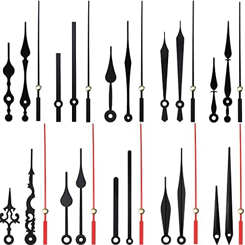 10 Stilar Klockvisare, Klockvisarsatser Tillverkade Av Aluminium, DIY Reservdelar För Reparation Av Klockor, Svart (10 Tum)  |   Klockdelar Klockdelar Klockdelar