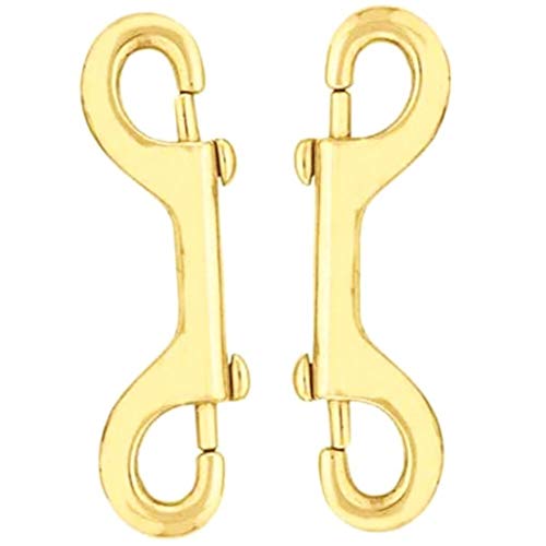 2-pack 4 3/4″ Solid Brass Dubbeländad Bultsnäpplås  |   Snaps Snaps Snaps