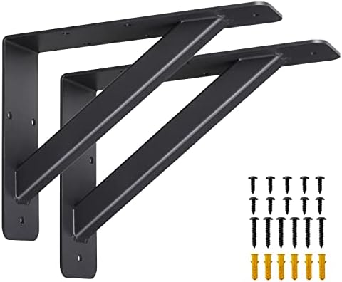 2 st Bänkskivestöd Bracket 6″ x 8″ Kraftiga Hyllstöd, Korfel för Bänkskivor Triangelstöd Mantelstöd Solida DIY Flytande Hyllstöd 90 Grader  |   Hyllkonsoler och stödkonsoler Hyllkonsoler och stödkonsoler Hyllkonsoler och stödkonsoler