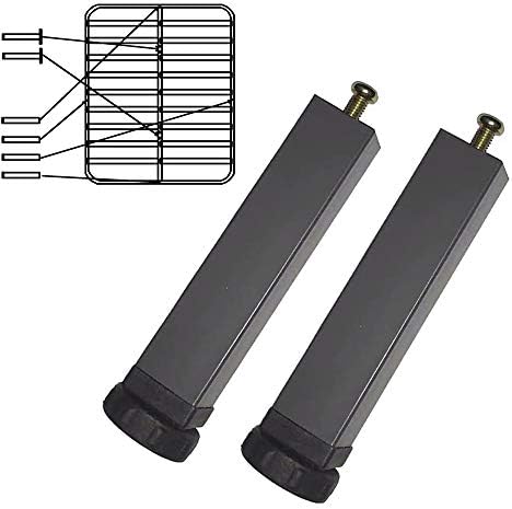 2 st Metalljusterbara Ben för Sängmöbler Hårdvara Skåp Fotben Stöd / Tungt Utförande Lätt Att Installera Sängens Mittenram Lamellstödben (20 cm – 4 cm Höjd)  |   Möbelbeslag Möbelbeslag Möbelbeslag