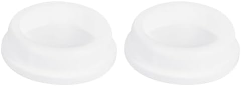 2 st vita plugg, gummiplugg för 51-52 mm/2,01-2,05″ hål  |   Hårdvarupluggor Hårdvarupluggor Hårdvarupluggor