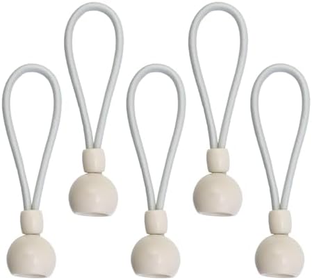 5 St Universal Bungee Spännband Utomhus Persienner Delar Skugga Spännband Ersättning För Utvändiga Rullgardiner Och Utomhus Rullpersienner Original Längd 4 Tum (Beige)  |   Presenningar och spännband Presenningar och spännband Presenningar och spännband