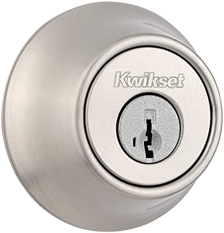 660 Dörrlåset Dörrlåset, Satin Nickel Rund Utvändig Nyckel För Entrédörr, Pick Resistant Smartkey Rekey Säkerhet, Enkel Cylinder Dörrlås, Med Microban Skydd  |   Dörrbeslag och lås Dörrbeslag och lås Dörrbeslag och lås