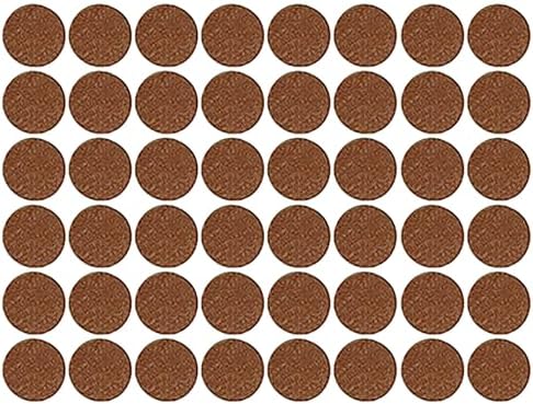 Bruna självhäftande filtstopp 1/2″ diameter och 1/8″ tjocka (48-pack) (Filt (Brun))  |   Möbelbeslag Möbelbeslag Möbelbeslag