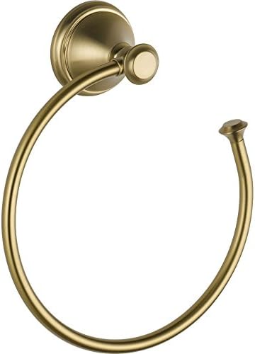 Delta Faucet 79746-Cz Cassidy Väggmonterad Handdukshållare i Champagnebrons, Badrumsaccessoarer  |   Badrumsinredning Badrumsinredning Badrumsinredning