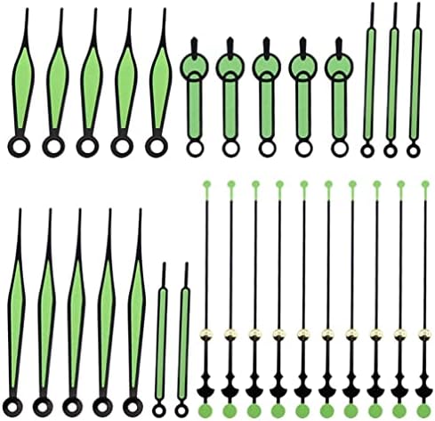 DIY Klockkit Klockverk Ersättningskit Klockreparationshänder 10-pack Luminösa Klockhänder Väggklockhänder Klockhänder med Sekundvisare I Mörkret DIY Klockkit Klockreparationshänder  |   Klockdelar Klockdelar Klockdelar