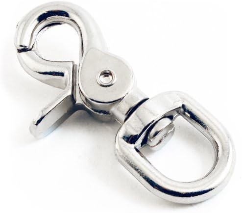 Kvalitetskromad 2-3/4″ Trigger Snap Hook 5/8″ Svängögla – Perfekt för husdjurskoppel och väskremmar  |   Snaps Snaps Snaps