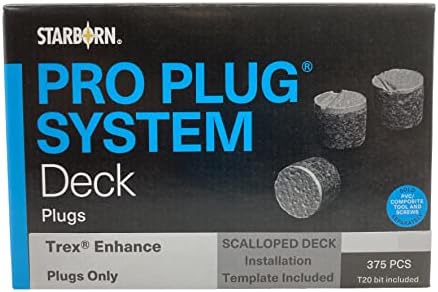 Pro Plug System Pxa469375 för Trex Enhance Clam Shell Decking, 375 pluggar  |   Hårdvarupluggor Hårdvarupluggor Hårdvarupluggor