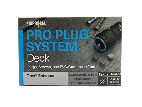 Pro Plug System Pxdc634S275 För Trex Rocky Harbor Däck 1 Lin Ft Med Epoxiskruvar Och Pro Plug Verktyg  |   Hårdvarupluggor Hårdvarupluggor Hårdvarupluggor