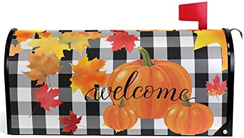 Välkommen Höst Pumpa Ugglor Solros Lönnblad Brevlåda Överdrag Stort Glad Thanksgiving Dag Höst Magnetisk Brevöverdrag Postlåda Överdimensionerad 25,5″ L X 21″ B  |   Postlådor och tillbehör Postlådor och tillbehör Postlådor och tillbehör