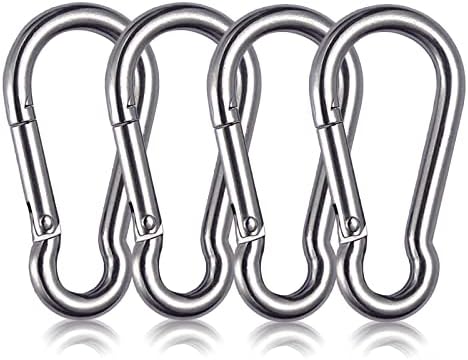 Wique Våren Snap Hook – 34 Rostfritt Stål Våren Snap Hooks Karbinhake Tungt Utförande 2,8 Tum (Set Om 4)  |   Snaps Snaps Snaps